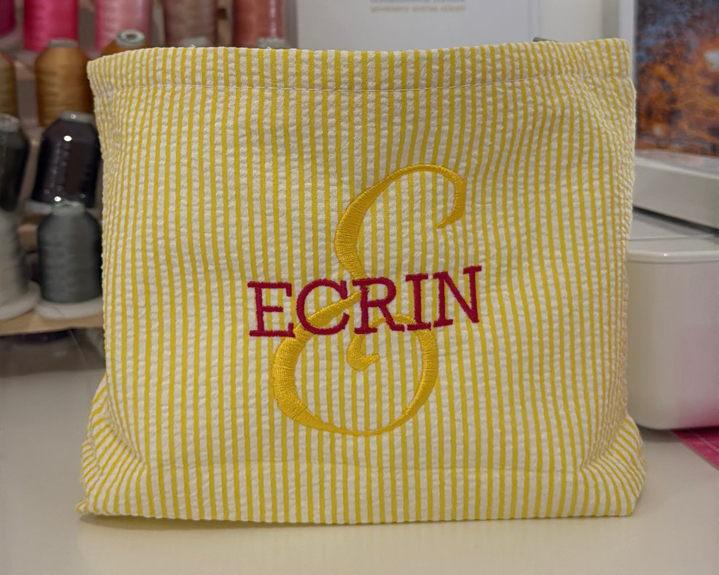 Stripe Carry-All Pouch