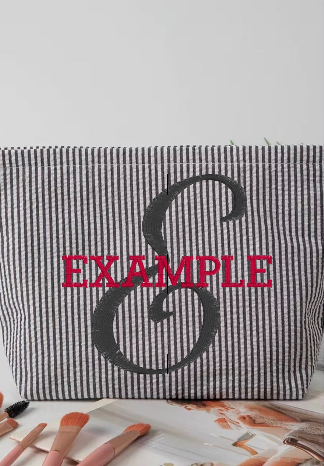 Stripe Carry-All Pouch