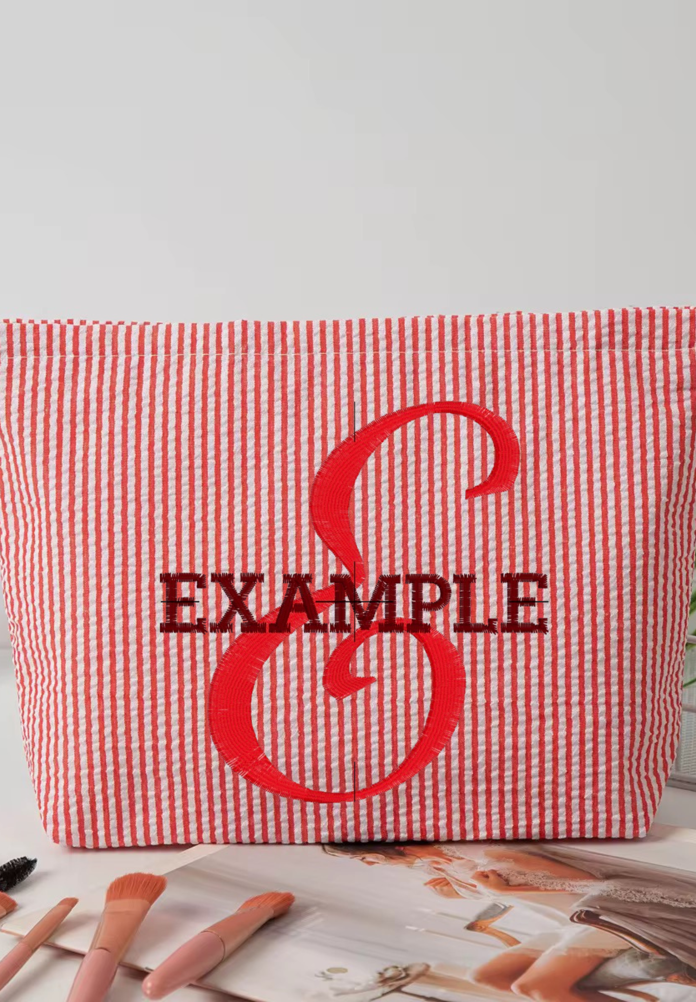 Stripe Carry-All Pouch