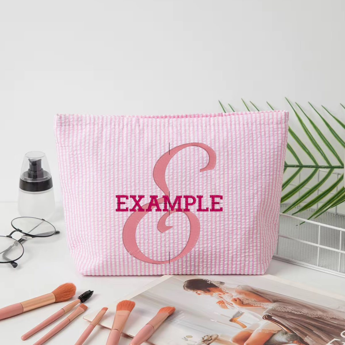 Stripe Carry-All Pouch